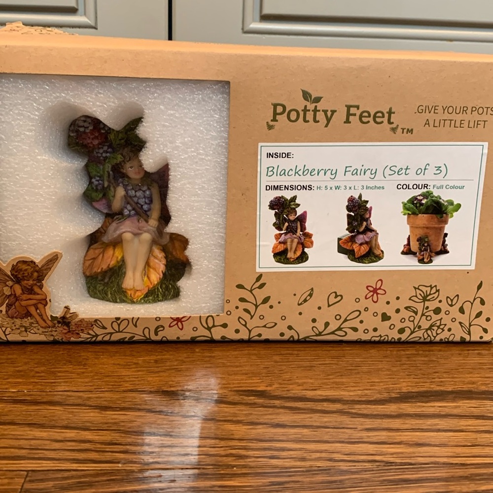 Blackberry Fairy Potty Feet